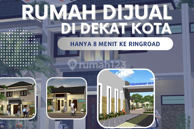 Rumah di Jual di Dekat Kota Hanya 8 Menit Ke Ringroad