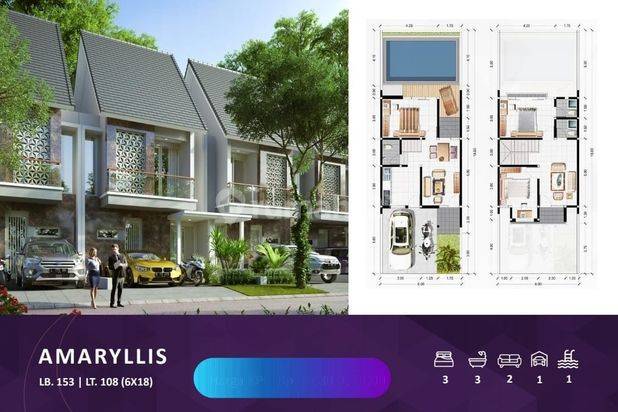 Jual rumah baru siap huni ada kolam renang pribadi lokasi dekat tol sidoarjo (safira garden)