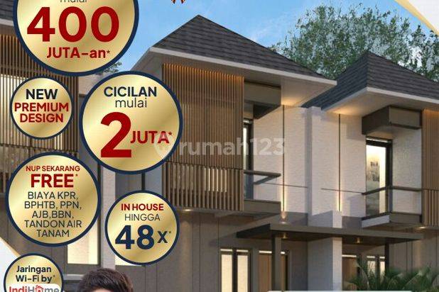 A.44A.3.Rumah Ritz Coast di Selatan Surabaya Dekat MERR & OERR - Sisa Unit TERAKHIR - SHM, Cicilan 2 Jt-an, Kualitas PREMIUM & Lokasi Mepet Surabaya (Grade A+++ )