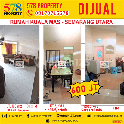 Rumah Strategis Daerah Tanah Mas Semarang Utara