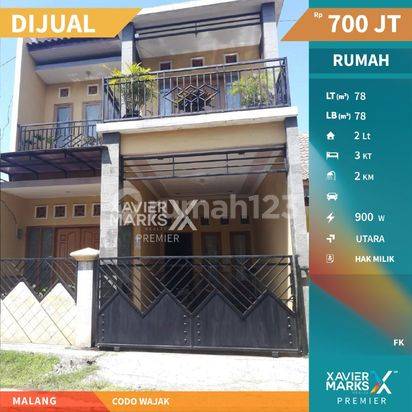 Rumah Terawat Siap Huni di Codo Wajak Malang Strategis 
