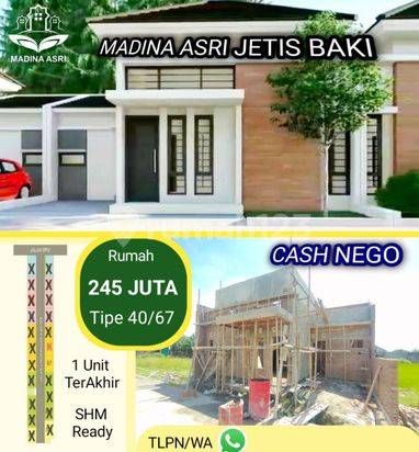 Dijual Murah Rumah Dekat Pasar Daleman Baki Sukoharjo Bisa Kredit