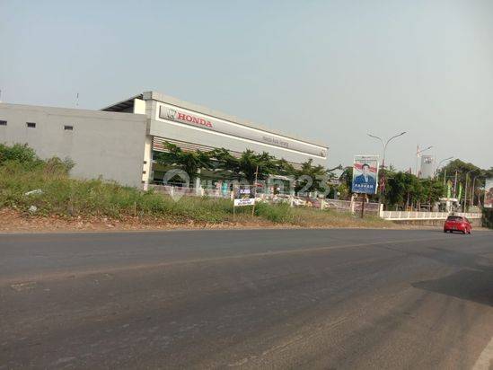 Tanah Jalan Utama Drangong Samping Honda