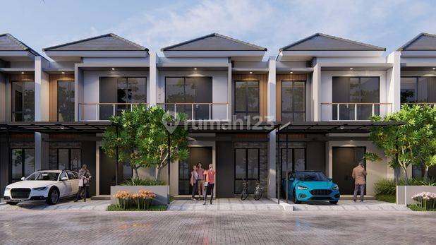 Rumah 2 Lantai Baru Modern Dekat Balong Waterpark