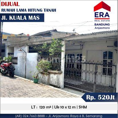 RUMAH LAMA, HITUNG TANAH SAJA di Jl. Kuala Mas