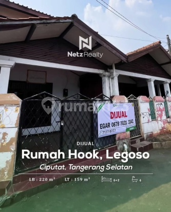 Dijual 2 Rumah Dalam Satu Bidang Tanah di Daerah Ciputat Timur