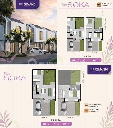 Rumah The Cemandi Sedati 2lantai Tanpa Dp Siap Huni