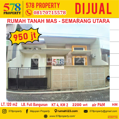 Rumah Strategis Di Daerah Tanah Mas Semarang Utara