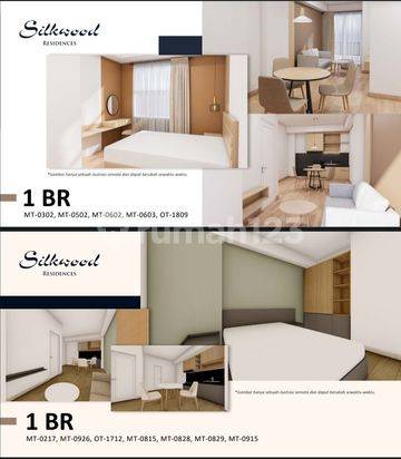FULL FURNISH SELANGKAH KE BINUS ALAM SUTERA ! APARTEMEN SILKWOOD HUNIAN FAVORIT MAHASISWA ALAM SUTERA
