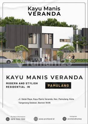 Dijual siap huni 2 lantai CASH/KPR kayu Manis Veranda SHM