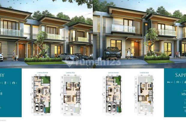 Rumah CitraLand CITY Losari Makassar Type sudut 294/298