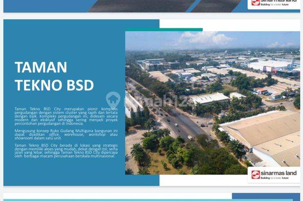 Ruang Usaha di Taman Tekno BSD