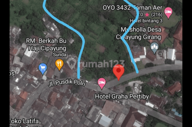 Kavling Tanah Mega Mendung View Sungai