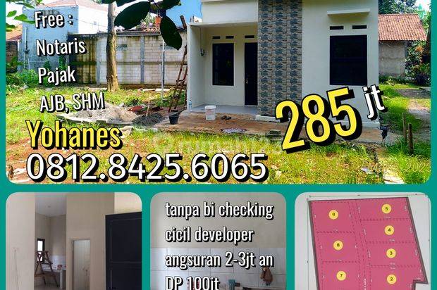 Rumah 9 unit cash/cicil dev dekat RS mulya pinang