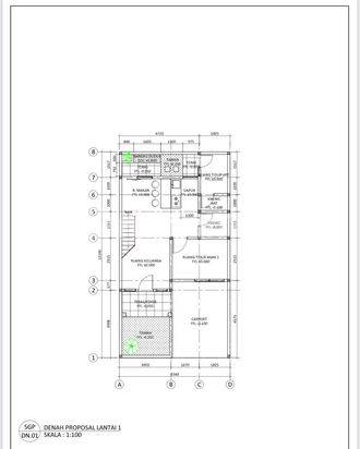 Rumah baru 2 lantai model Norwegian Farm House,dalam cluster asri