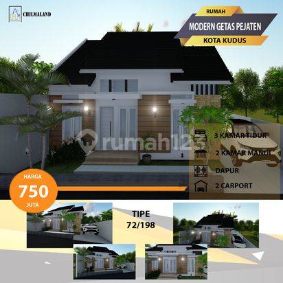 Jual Rumah Modern Mewah Tanah Luas di Jati