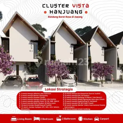  Booking 5JT Rumah 2 lantai FREE SHM IMB dekat Pemkot Cimahi 