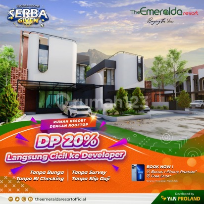 Di jual rumah Resort 2 Lantai samping Kota Baru Parahyangan 