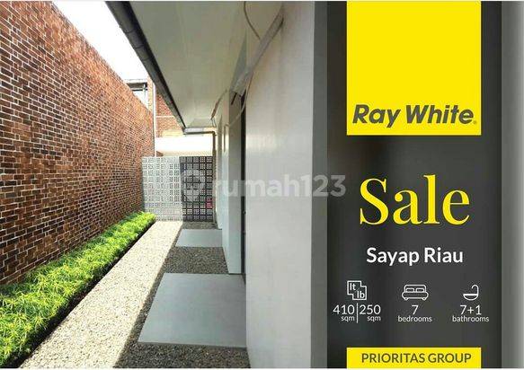 Rumah 1 1/4 lantai siap huni.sayap jalan riau