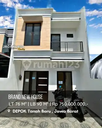Rumah termurah 2 lantai di depok tanah baru