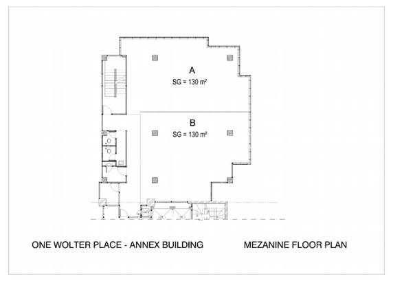 Perkantoran di Gedung One Walter Place Annex 435 1272 45m