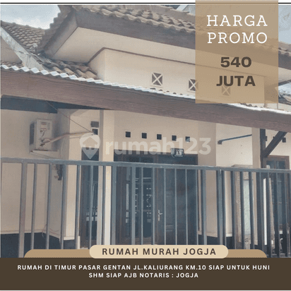 Rumah di Timur Pasar Gentan Jl.kaliurang Km.10 Siap Untuk Huni SHM Siap Ajb Notaris Jogja