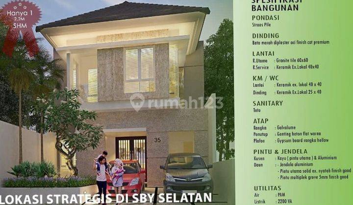 RUMAH KETINTANG KARAH DEKAT GAYUNGSARI KEBONSARI SURABAYA SELATAN 2