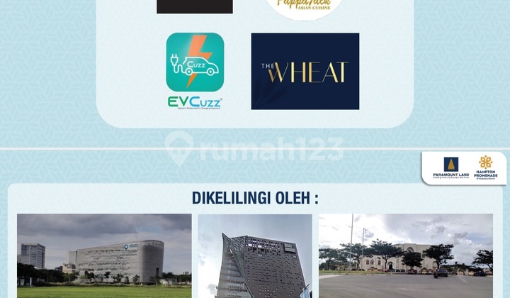 Dijual Cepat Ruko Hampton Promenade Gading Serpong