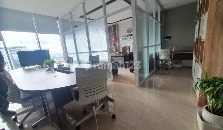 Disewa Office Gold Coast Pik luas 75m2 full furnished 2