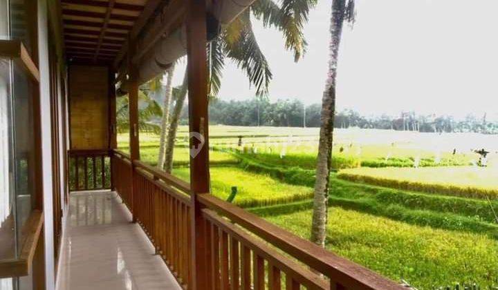 Dijual Villa Lokasi Ubud Dengan View Sawah 1