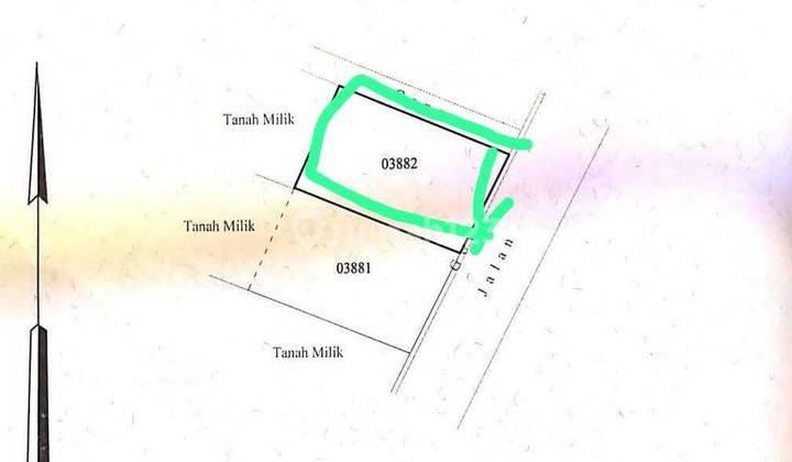 Land for sale at padang tawang babakan canggu 1