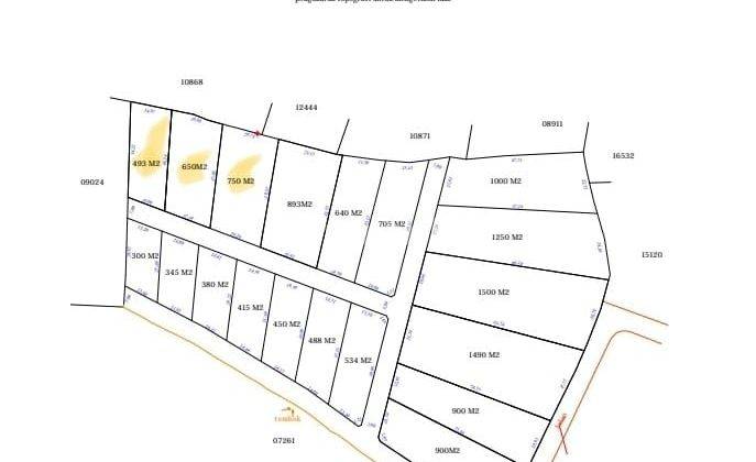 SURE CLOSING FOR SALE LAND PLOT IN TOYANING LOCATION UNGASAN SOUTH KUTA BADUNG
Land Area According to Plot 1