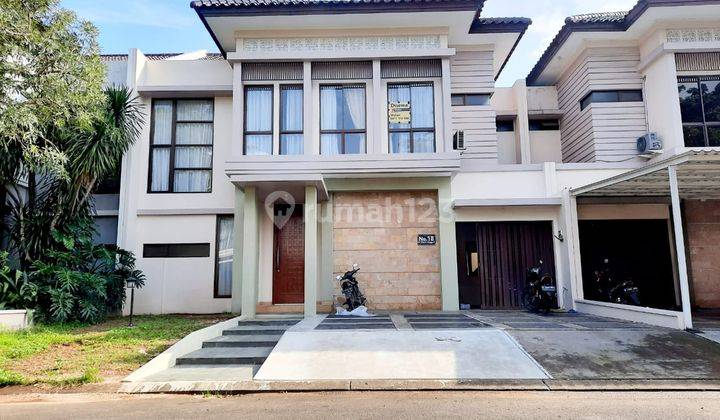 Rumah ukuran besar semi furnished di Alam Sutera