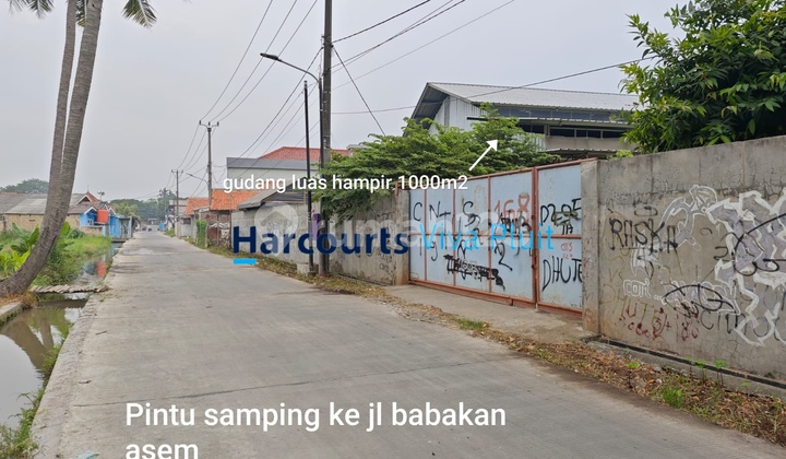 Dijual Tanah + Gudang - Jalan Raya Kampung Melayu, Pik 2 Area