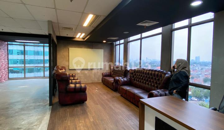 For Rent Fully Furnished Office 229sqm Tower 165, South Jakarta