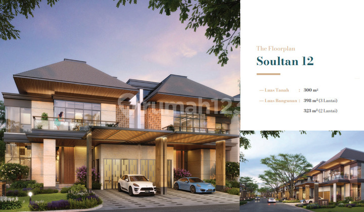 Rumah Soultan Island 2lt 12x25 300m type 3KT Summarecon Bekasi 2