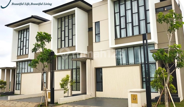 Rumah hoek ready 12x14 168m Cluster Matana Asya JGC Jakarta Garden City