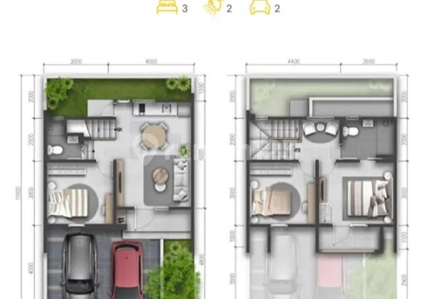 Rumah Cluster Regia 7X11 77M Type 3Kt Scg Summarecon Crown Gading 2