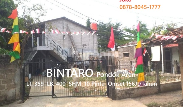 Kontrakan 10 Pintu TERISI PENUH di Pondok Aren, Bintaro,l Tangsel