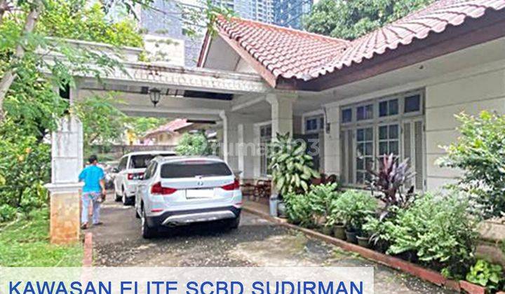 Rumah Hitung Tanah Kebayoran Baru Scbd Kawasan Elite 1