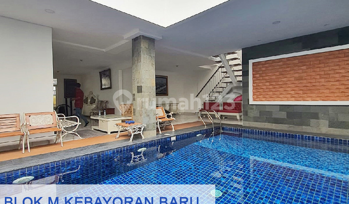For Sale House With Swimming Pool on Jl Benda Blok M Kebayoran Baru, South Jakarta
