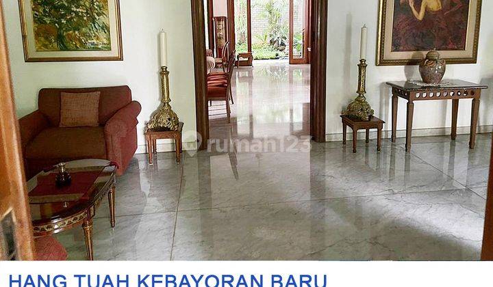 Dijual Rumah Siap Huni di Jl Hang Tuah, Kebayoran Baru, Jaksel 1