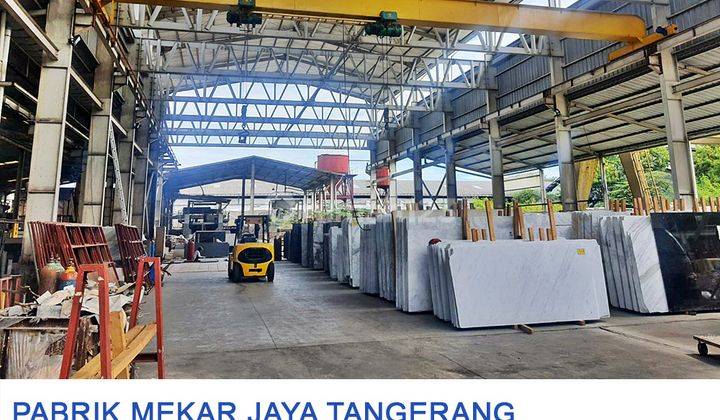 Pabrik di Kawasan Industri Mekar Jaya Akong Sepatan, Tangerang 1