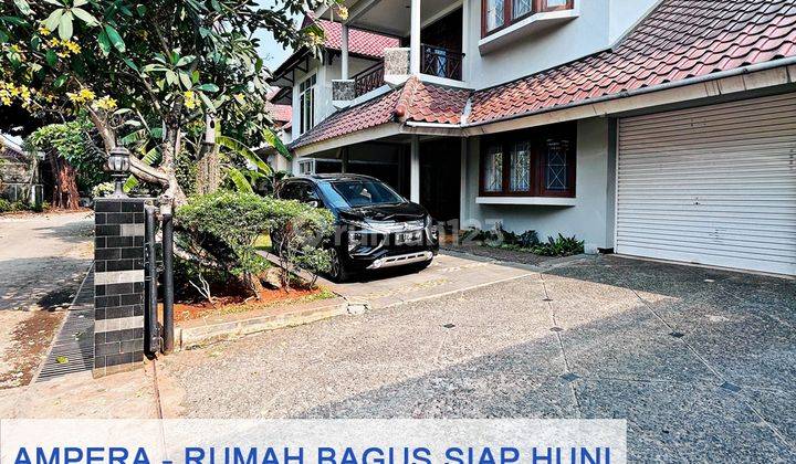 For Sale Rumah Dalam Komplek Di Ampera Jakarta Selatan Siap Huni 1