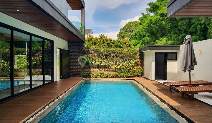 Rumah Furnised Ada Pool Dan Lift di Town House Kahfi, Jagakarsa 2