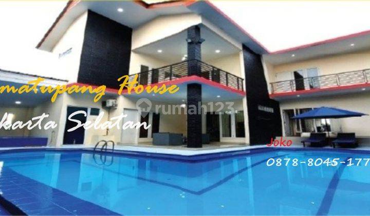 Rumah Mewah Furnished dan Pool dkt Gdg Nestle, Kebagusan, Jaksel 1