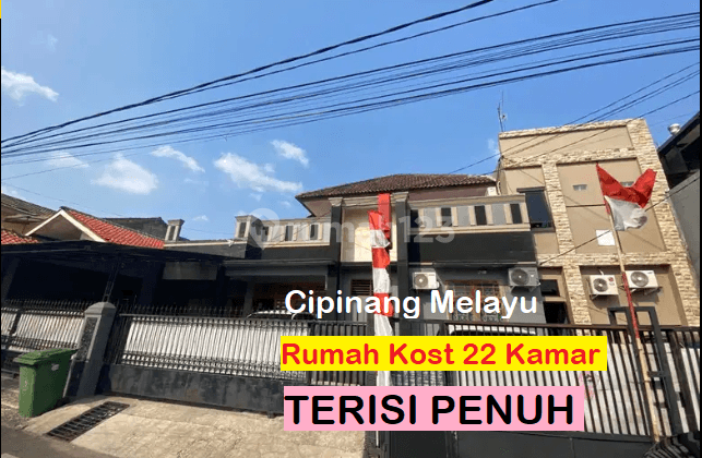 Rumah Kost M U R A H 22 Kamar Penuh di Cipinang Melayu, Jakarta 1