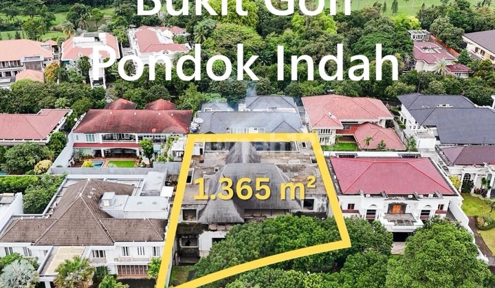 Rumah Lama Hitung Tanah di Jl. Bukit Golf, Pondok Indah, Jakarta