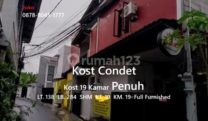Kost 19 Kamar PENUH Omset 25Jt/Bulan di Condet, Jakarta Timur Kost 19 Kamar PENUH Omset 25Jt/Bulan di Condet, Jakarta Timur