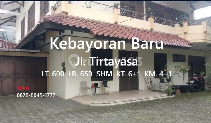 Rumah Asri Lokasi Istimewa Jl. Tirtayasa, Kebayoran Baru 1
